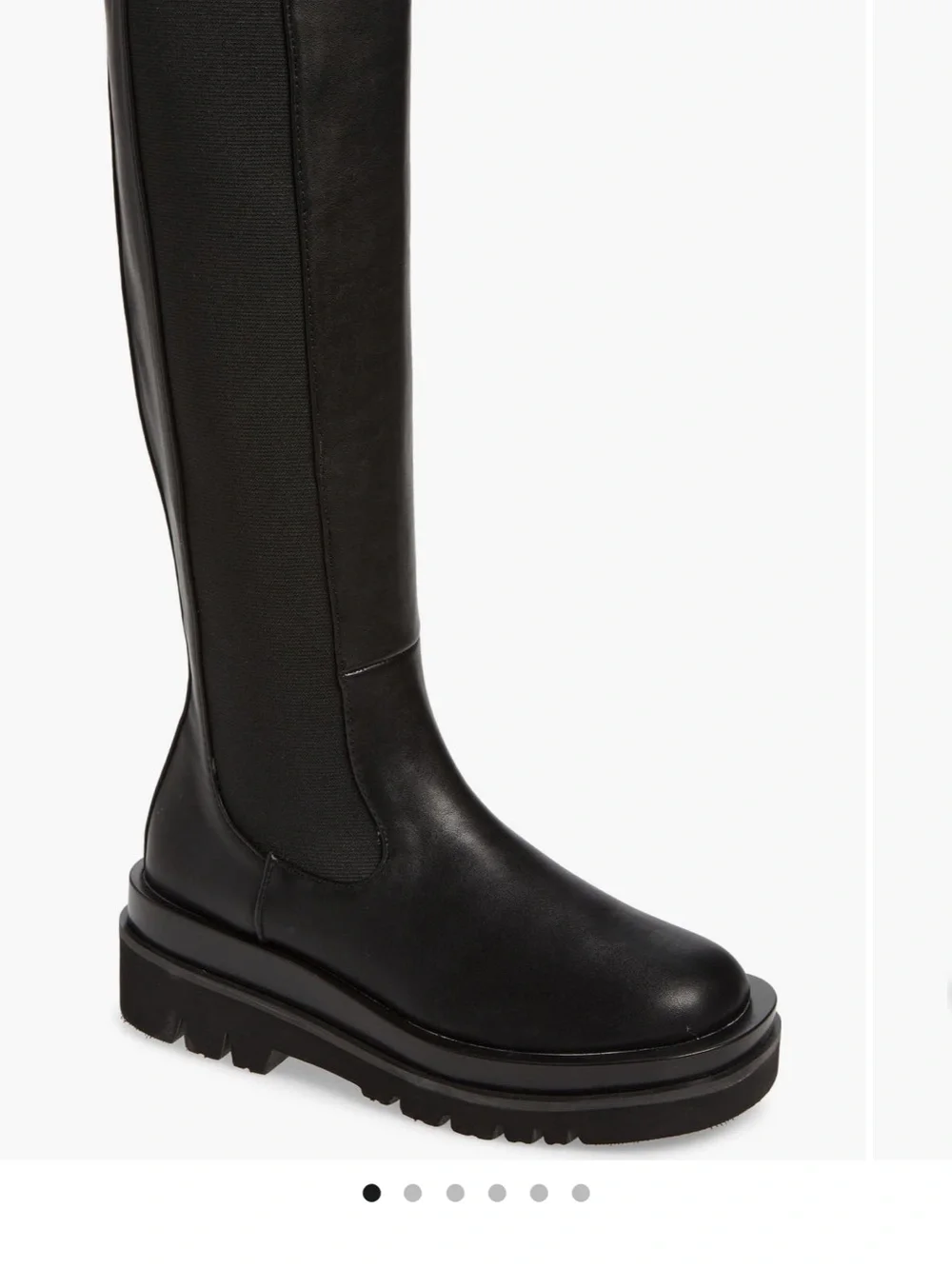 Billini Wynona Black Chelsea-Style Knee Boots - Women